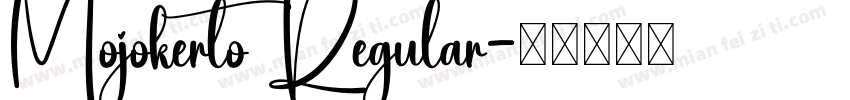 Mojokerto Regular字体转换